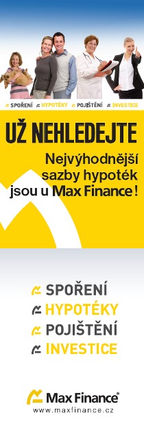 Nejvýhodnější sazby hypoték jsou u Max Finance