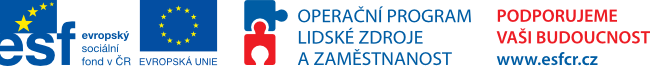 Logo evropsk�ho soci�ln�ho fondu v �R