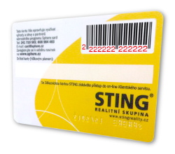 Z�kaznick� karta STING